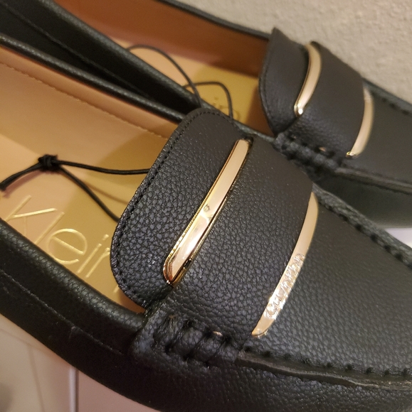 Calvin Klein New Black Modern Flat Shoes size 7 - Picture 3 of 3